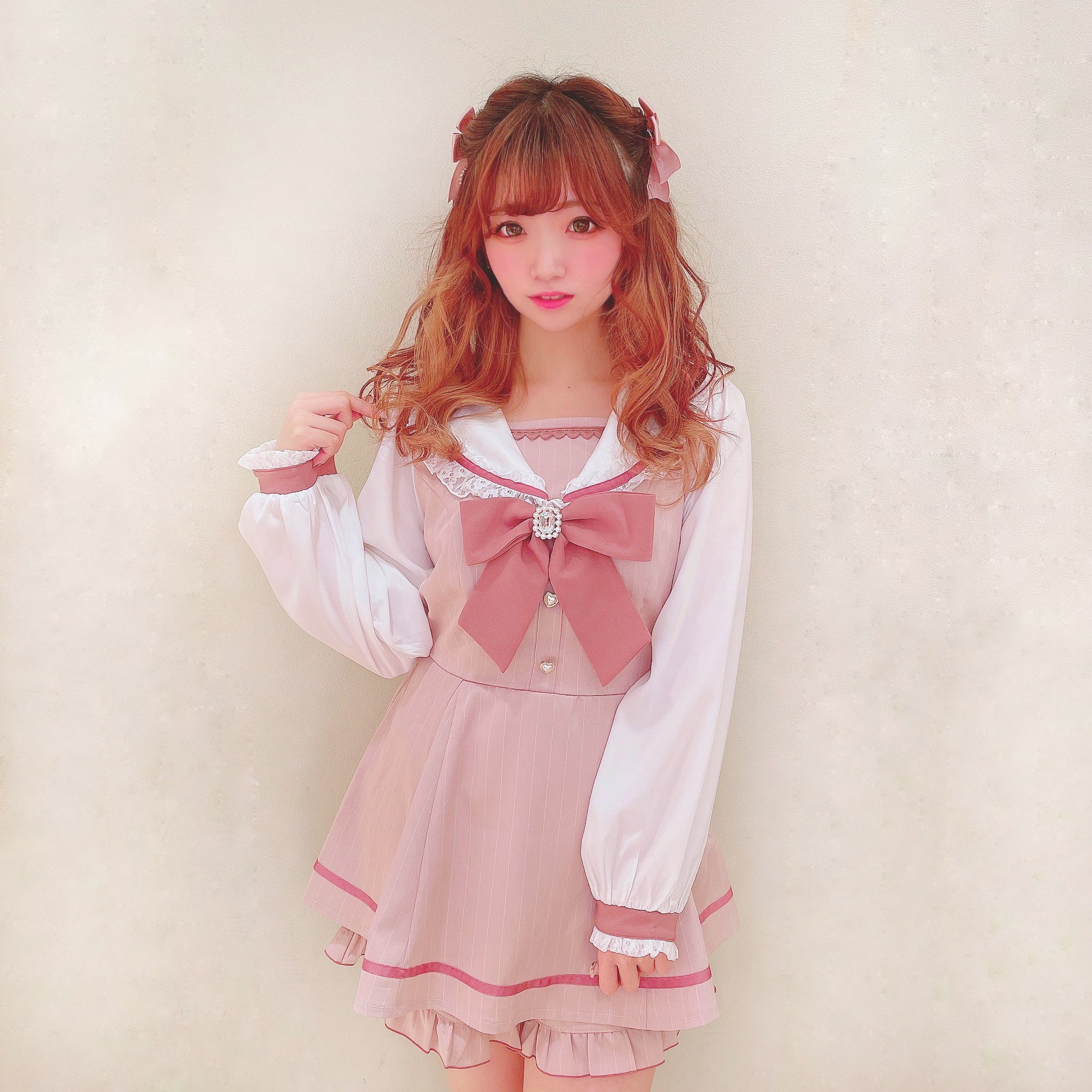 リズリサ LIZLISA セーラーカラーセットアップ ピンク セーラーカラーセットアップ ｜ LIZ LISA（リズリサ）公式通販