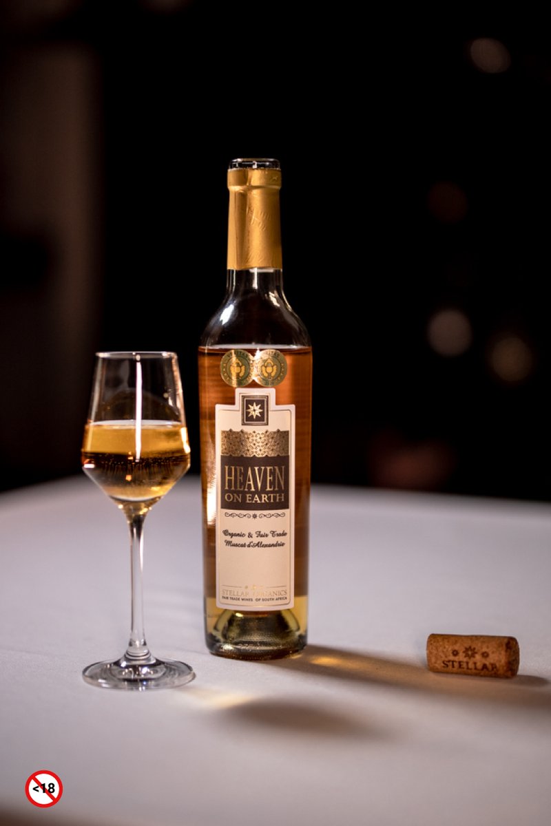 It tastes like Heaven on Earth..

The Stellar Organics Heaven on Earth is an outstandingly delicious dessert wine and made from Muscat of Alexandria with delicate flavours of the roses and apricots held together by wisps of Rooibos, ending with pine nuts.

#StellarWinery