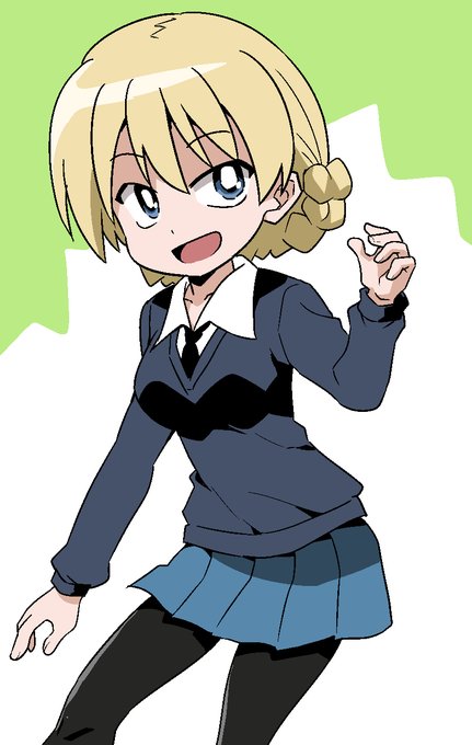 #ガルパン版深夜のお絵描き60分一本勝負
#ガルパン版深夜のお絵描き60分一本勝負_20210205
お題「ダージリン」 