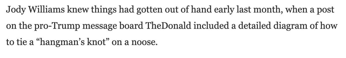 Owner of TheDonald.win's web address recalls violent, racist talk he says he couldn't control: bit.ly/3aDpP3m