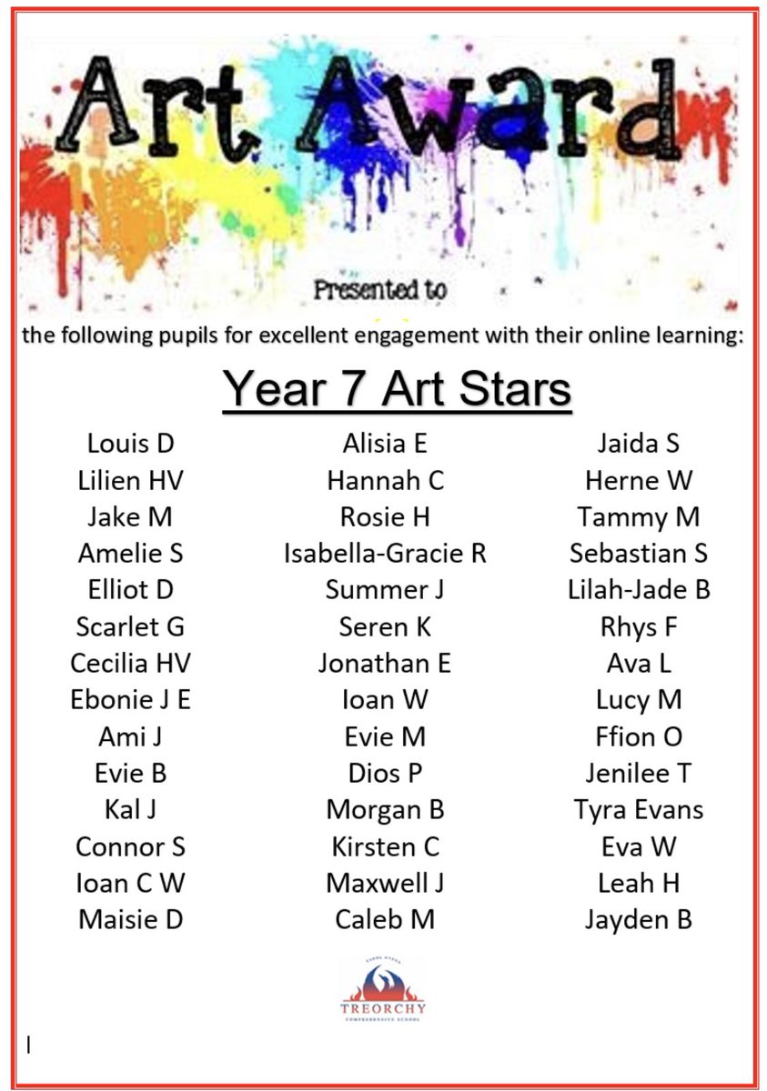 TCS Art Dept tweet media