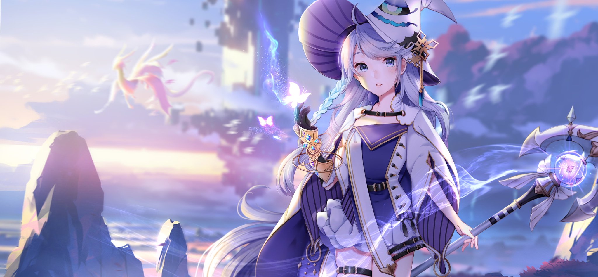 画像 冒険者の皆さん 本日より本格的な異世界メカ幻想mmorpg 蒼空ファンタジー 公式アカウントを公開しました 運命の戦乙女と共に戦え ゲーム情報 イベント情報な まとめダネ