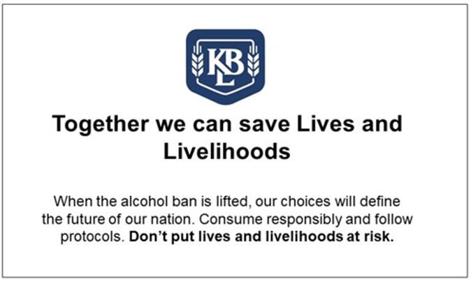The_KBL's tweet photo. Vigilance is key. #WeCan #SaveOurLivelihoods https://t.co/bmdjeky9n4
