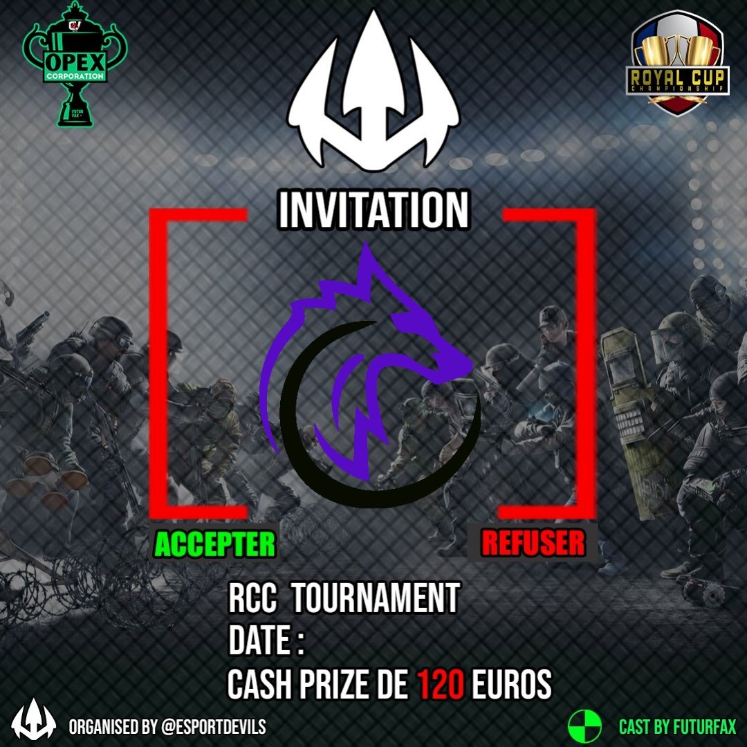 CupChampionShip's tweet photo. [#PC ] Royal @CupChampionShip 🏆

👉 Voici la sixième  équipe qui participe à notre tournoi !

Team  : Seven Wolfs

Rejoindre le discord pour les inscriptions  : https://t.co/SoZS5EWlUF

💰 cash prize 120 euros 💰

Merci de #RT https://t.co/7kuEnPu85G