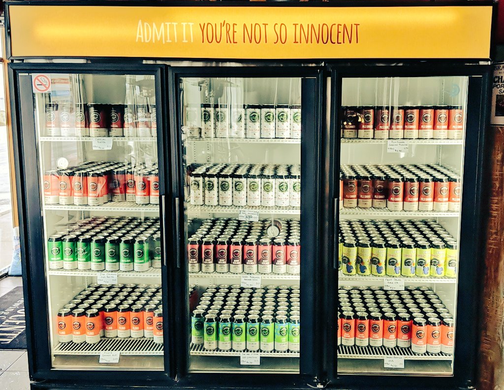 Innocente_Brew's tweet photo. Looking to stock up for #SuperBowlWeekend? We've got your back. Retail fridge stocked and ready for you. Open until 6pm tonight and 11 to 5 Saturday and Sunday. Get in. #SupportLocalBusinesses #kwawesome #craftbeer https://t.co/ey3KWHAwua