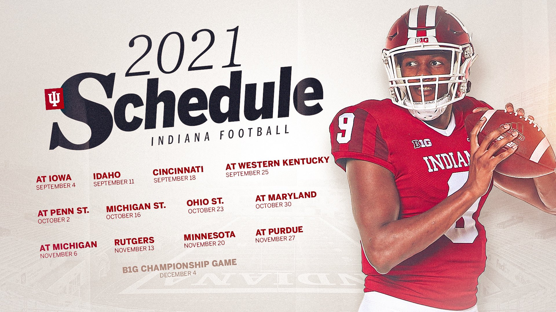 Indiana Football Schedule 2022 Indiana Football On Twitter: "The 2021 Schedule Is Here! #Iufb | #Goiu  Https://T.co/Wl0B4Ymtae" / Twitter