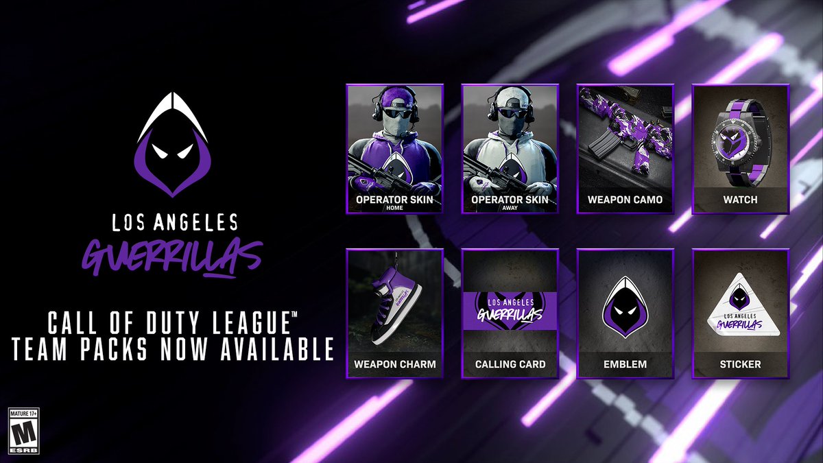 Call of Duty League™ - Los Angeles Guerrillas Team Pack 2023 on Steam