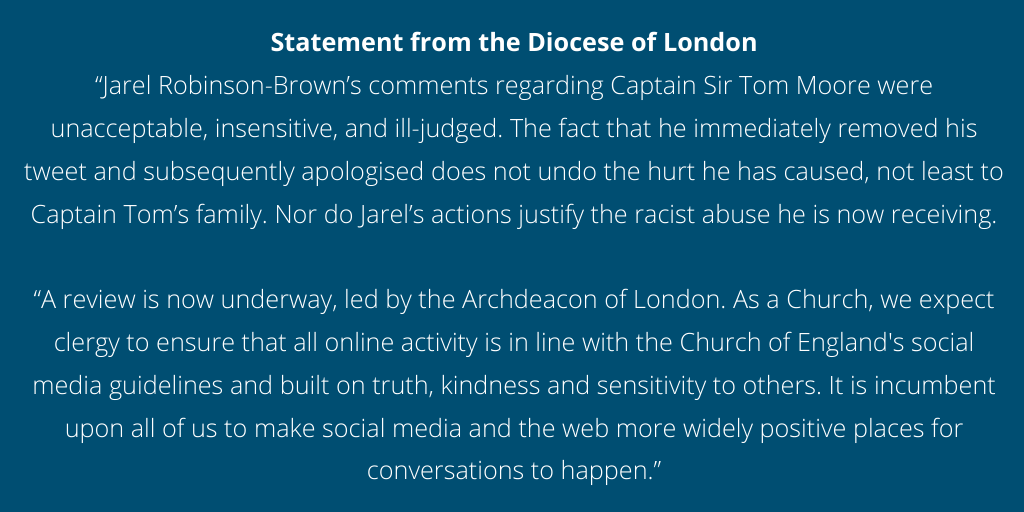Quite a number of priests have come to the priest's defence and have expressed concern at the church's condemnation of him (below), issued after he had apologised and deleted his post.