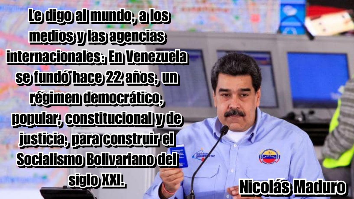🅔🅢🅣🅐́ 🅓🅘🅒🅗🅞 💬

<a href="/NicolasMaduro/">Nicolás Maduro</a> 
#UniónDeLosPueblos 
#PortuguesaCompromisoYLucha