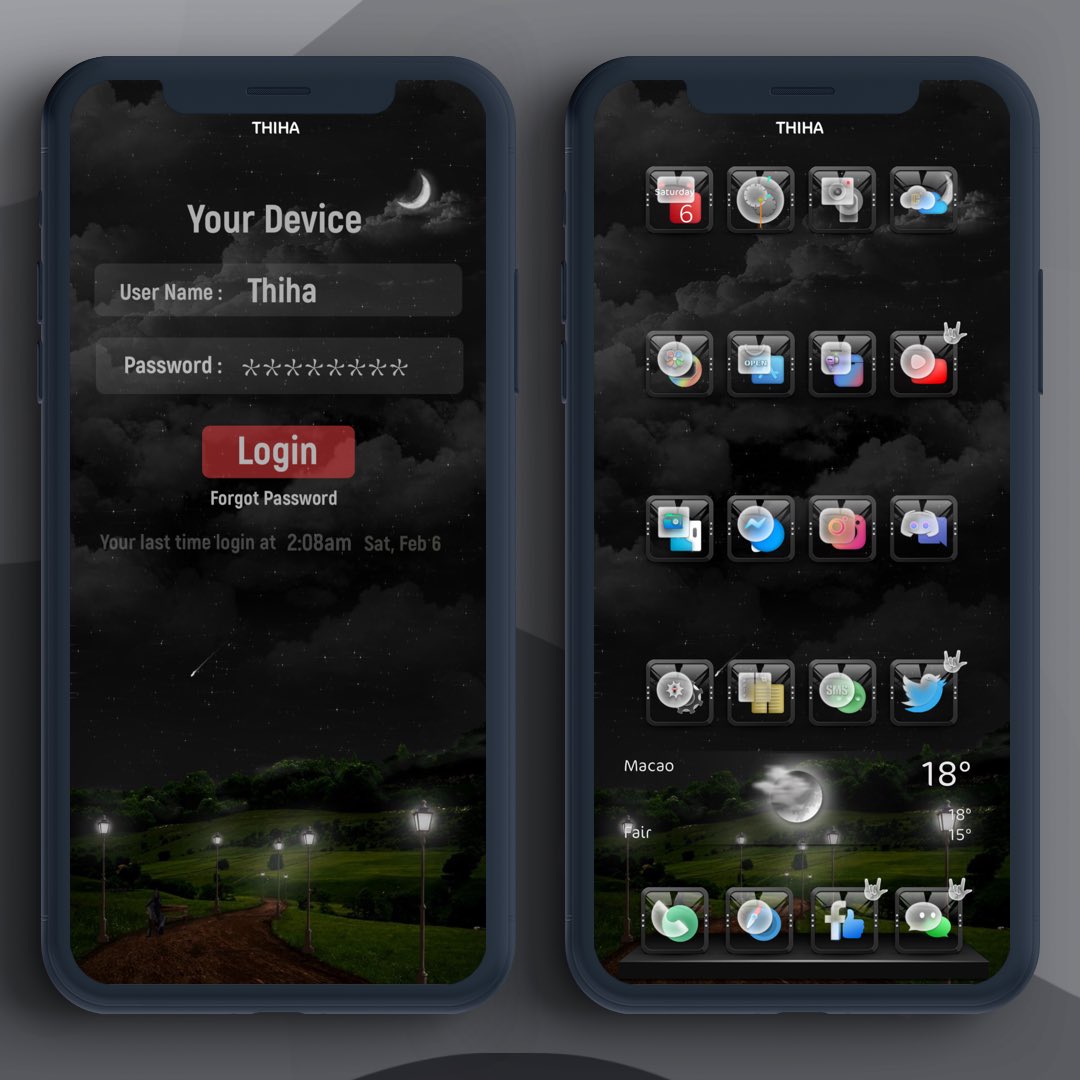 kyawthihaphyo's tweet photo. Just set up with B.Lur theme
#Lockpluspro @JunesIphone
#XenHtml @_Matchstic
#HS_Widget @daddykool666
#AE @me already share in discord and tweet.
#HideStatusbarItems12X @JunesIphone
#Snowboard @SparkDev_ https://t.co/X2NpDX78FG
