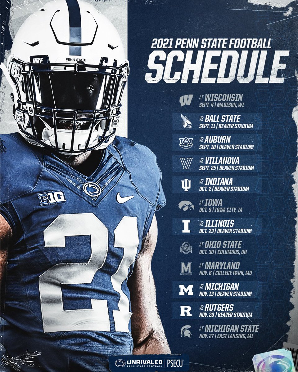 Penn State Football 2022 Schedule
