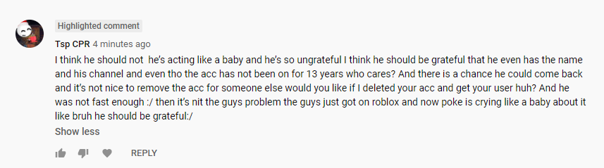 XxahanafgamerxX's tweet photo. I don't understand this someone commented this in my video on #GetPoke  How is Poke crying like a Baby? https://t.co/hmpm7PAESW