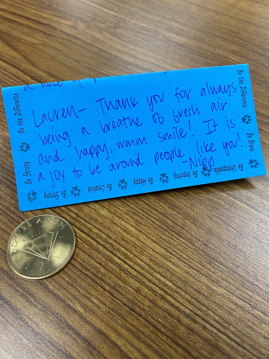 Thank you ⁦<a href="/tiffanynipp/">Jim Cermar</a>⁩ for the sweet note! #twehowl ❤️