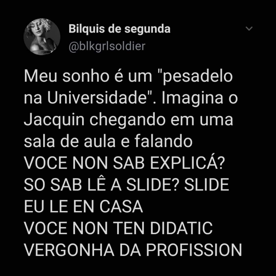 Você é a vergonha da Profission?