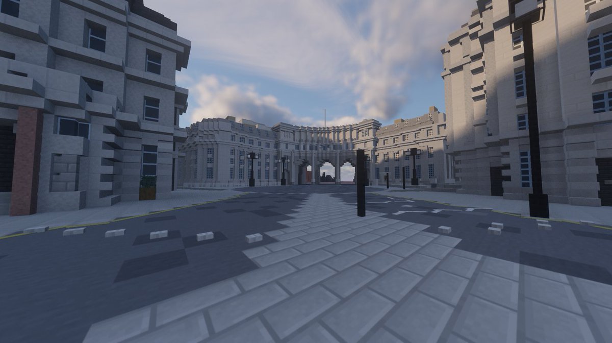 _London_Project's tweet image. #admiraltyarch in #minecraft #london