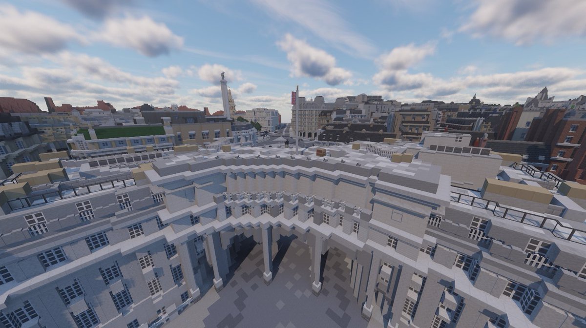 _London_Project's tweet image. #admiraltyarch in #minecraft #london