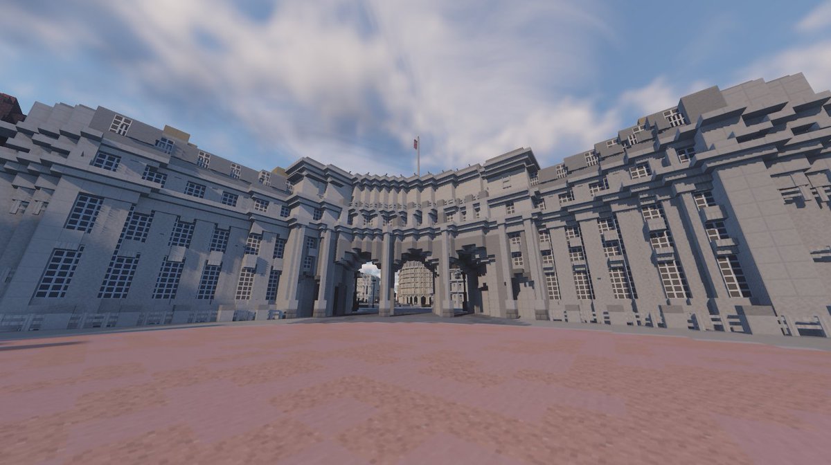 _London_Project's tweet image. #admiraltyarch in #minecraft #london