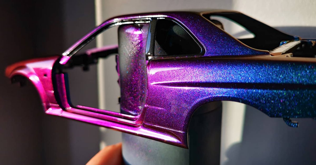 custompaintsinc's tweet photo. @k.customs.diecast
That shift is amazing 😍
🎨 @custompaintsinc Chromacoat Cyan
#Nissan #GTR #Skyline #Nismo #R34 #NissanSkylineR34 #MidnightPurple #mnp3 #Ztune #modifiedscene #chromaticcoatings #flippaint #flipfloppaint #chameleonpaint #hypershift #colorshift #colourshift https://t.co/6fVF2tmL9r