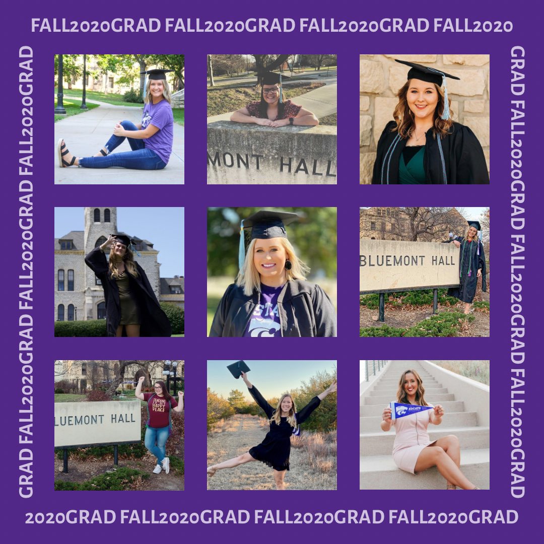 ksuedcats's tweet photo. Fall 2020 diplomas arrive in the mail this month! To celebrate, letโs share some love with these resilient and impressive #ForeverEdcats in the comments! We are so proud of all our #EdcatGrads. Go out and change the world! ๐๐ https://t.co/NrP5aS0fy6