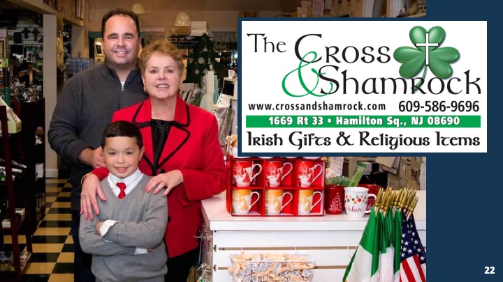 GovMurphy's tweet image. Since 1985, The Cross and Shamrock in Hamilton has been one of Central Jersey’s premier Irish shops.

Ann and Tim Bauersachs worked with the @NewJerseyEDA to receive grants and direct e-commerce assistance, helping the store remain open and upgrade its online presence.