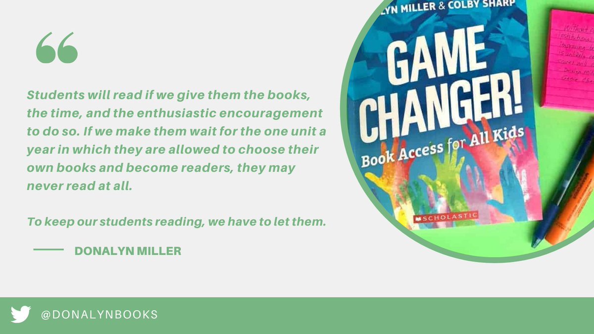 MLEPrincipal's tweet photo. Join us next month as we dive into the topic of reading! One source of inspiration for our March 14th #root4teachers chat comes from @donalynbooks & @colbysharp.
Let them READ!
#LeadLit #LearnLAP #BookCampPD #EdChat #edutwitter #titletalk https://t.co/AmmXhUmPX9