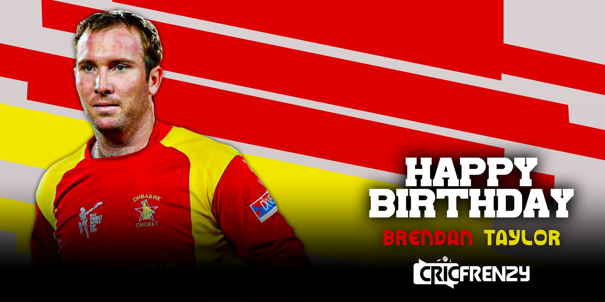 Most ODI centuries for Zimbabwe cricket history.
Happy Birthday Brendan Taylor     