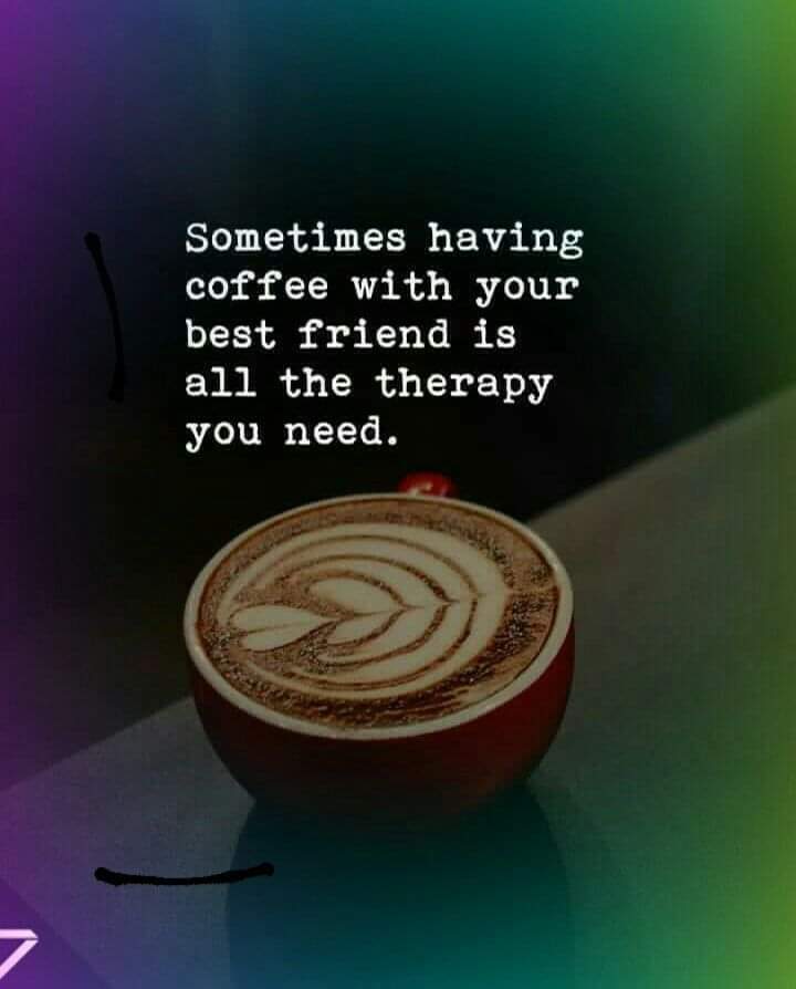 It may not be like normal in the virtual world we currently are living in, but this for me is one of the best possible fillers... Giving each other time to be, in a time where be-ing is all we can do right now. #coffee #friends #filler