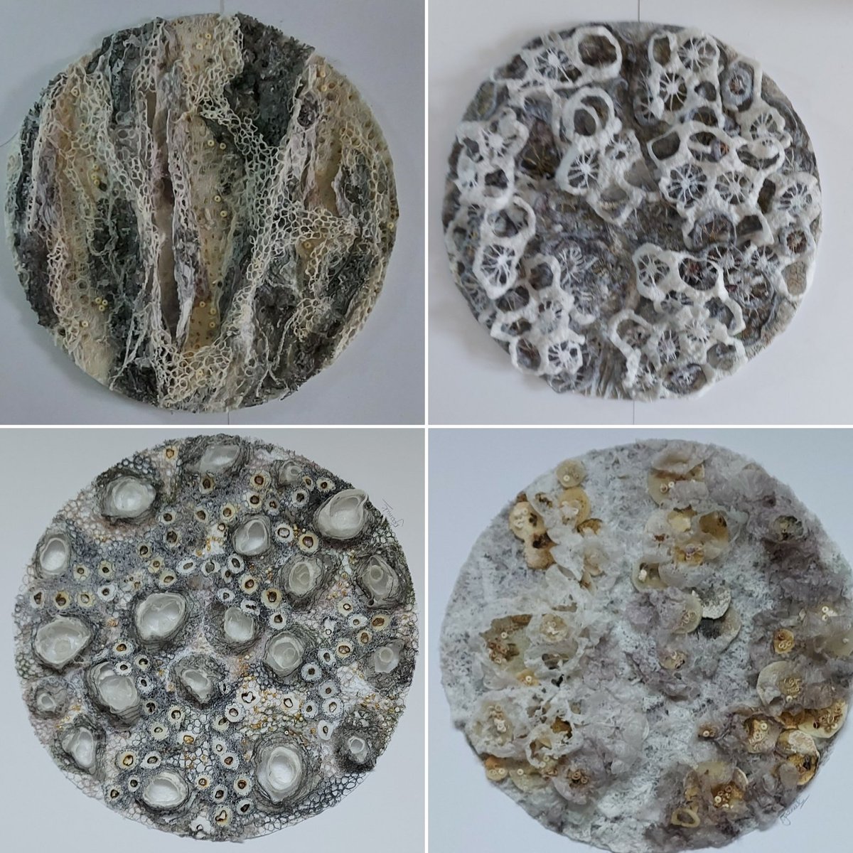 MarianJazmik's tweet photo. 'Erosion' textile art.
#eosion #rocks #textileart #textiles #embroidery #embroideryart #contemporarytextiles https://t.co/Fx0wfNpMlJ