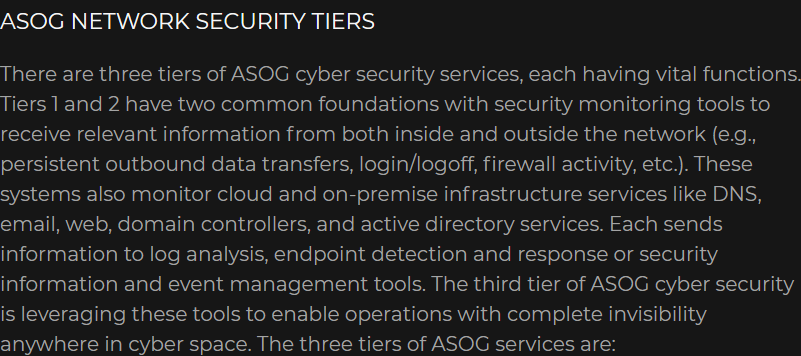 Now he is bringing on Russell Ramsland, who also has a "cyber security company" I'll let the website speak for itself "This tier creates a cyber “cloak of invisibility” for untraceable and untrackable searches and stealth"