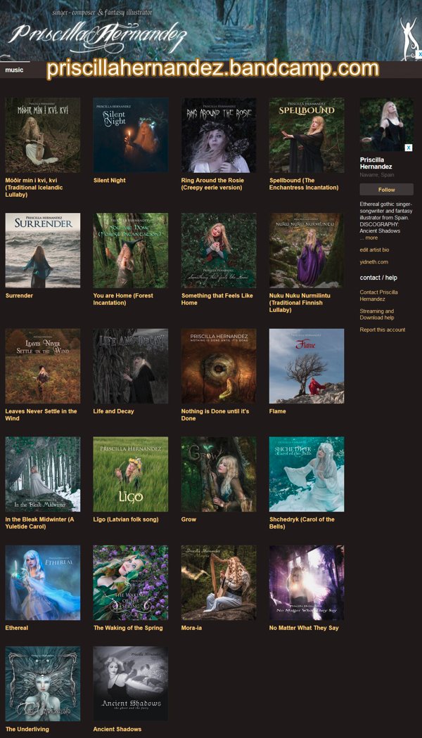 Priscilla Hernandez on bandcamp