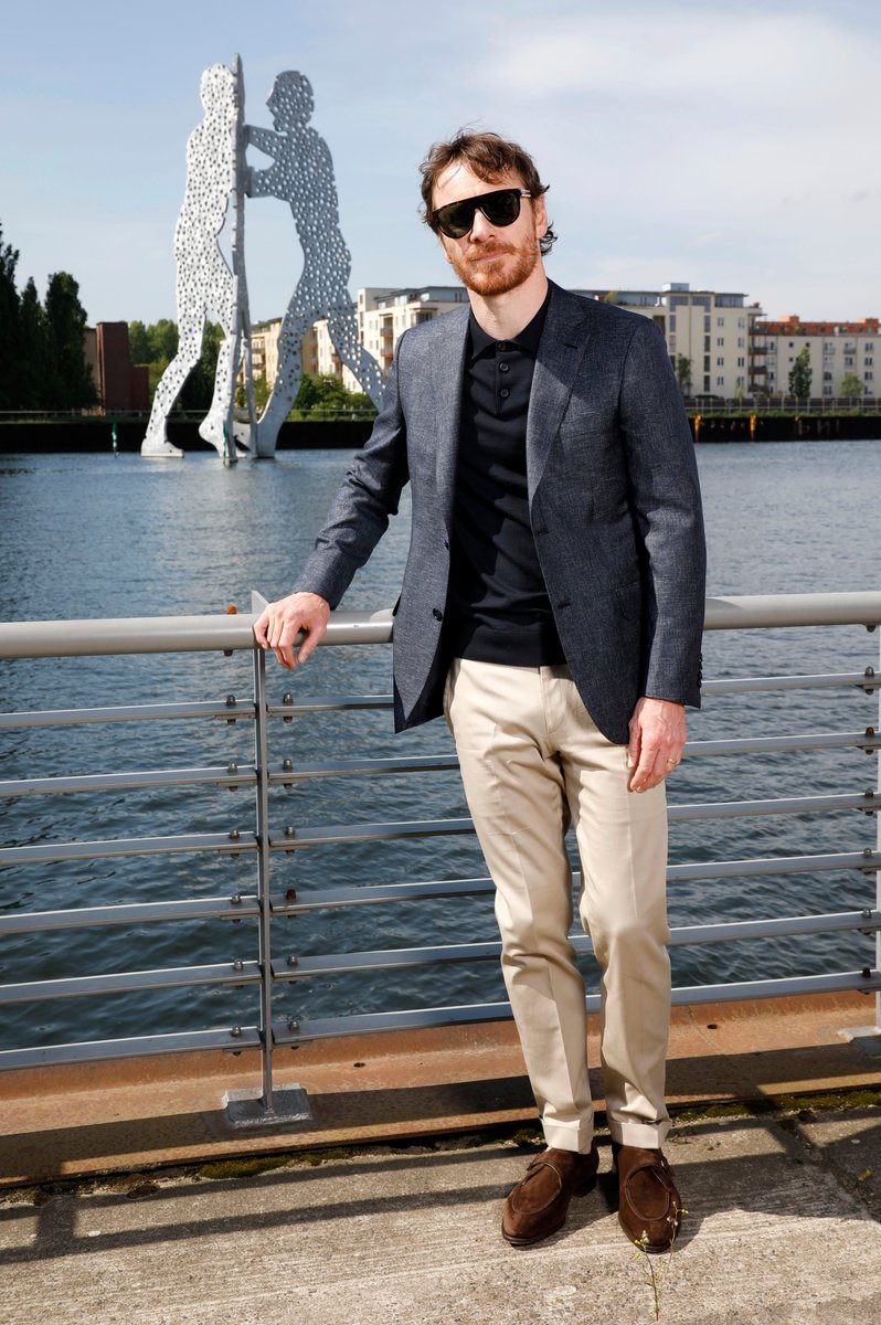 Michael Fassbender in Berlin, 2019. 😍📸