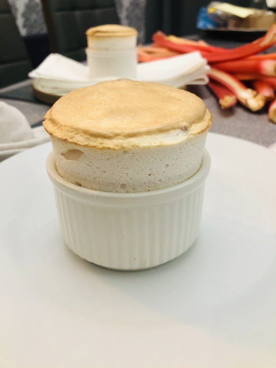 Over the years I have been asked so many times how to make a good Soufflé?
So, I have created a comprehensive guide for you over on our Recipes Blog - Click on the link in my profile and follow Recipes link via Menu.
Rhubarb Soufflé 
#food_journeyoflife