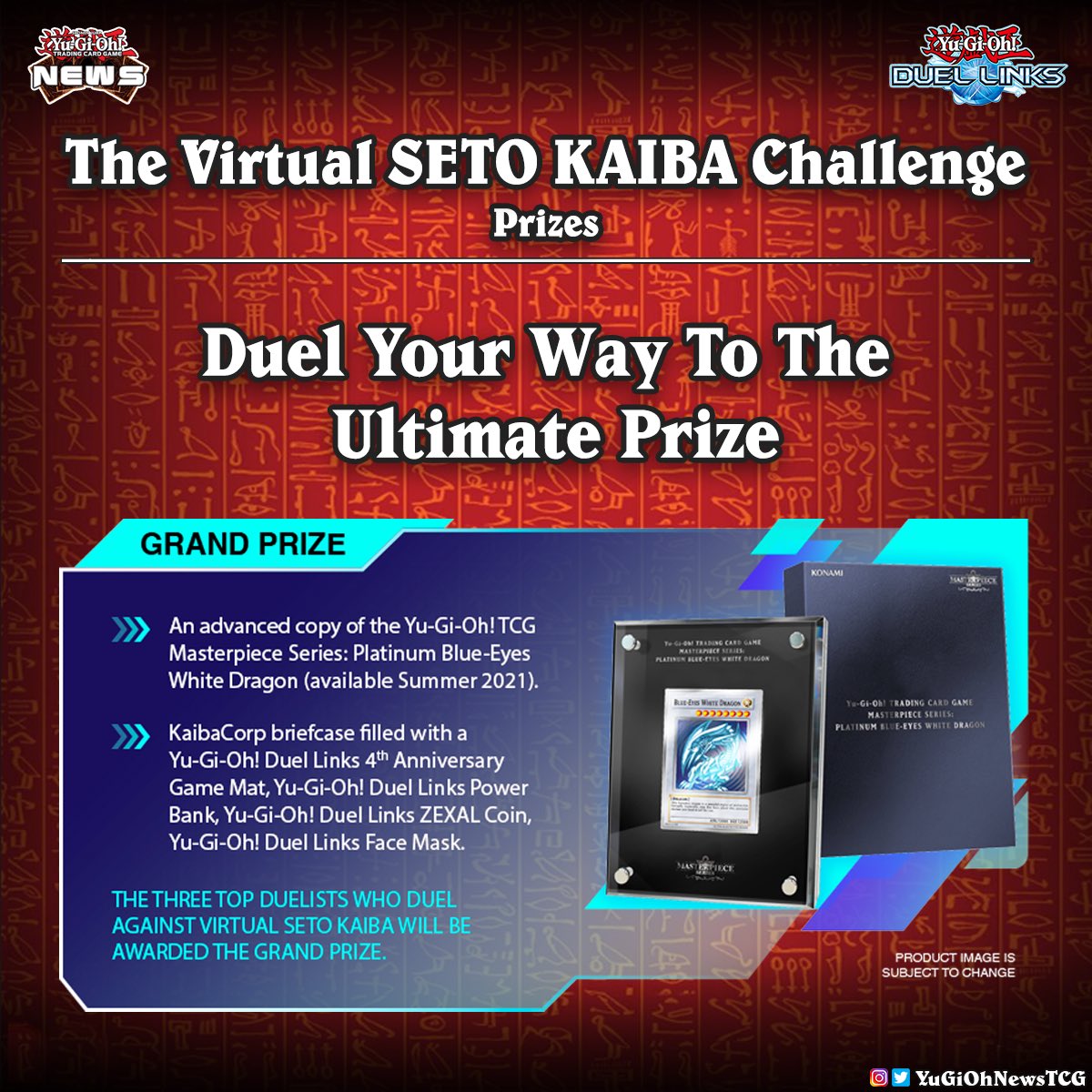 YuGiOhNewsTCG's tweet image. ❰𝗗𝗨𝗘𝗟 𝗟𝗜𝗡𝗞𝗦❱
The Virtual Seto Kaiba Challenge is going down on Feb 11th ‼️

ℹ️ More Details: bit.ly/3iTzciR
#遊戯王 #YuGiOh #유희왕