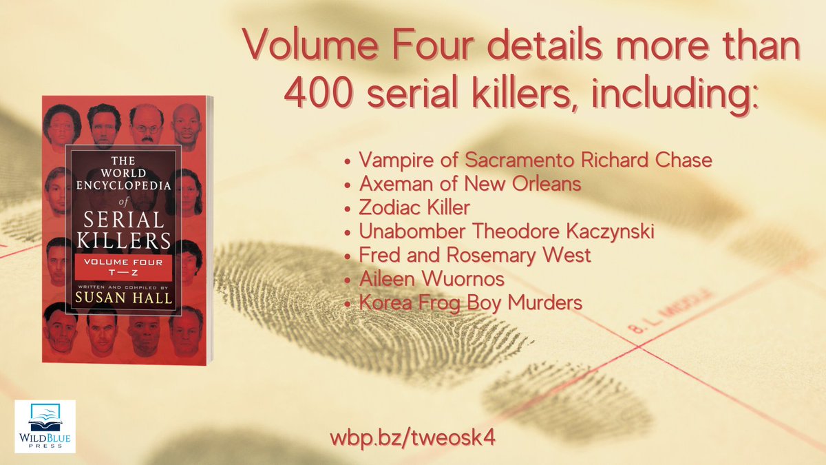 Every true crime fan needs The World Encyclopedia of Serial Killers Volume Four T-Z, with details on over 400 serial killers, including unsolved cases.
Learn more: wbp.bz/tweosk4
Get it on Amazon: wbp.bz/tweosk4a
#truecrime #murderers #serialkillers