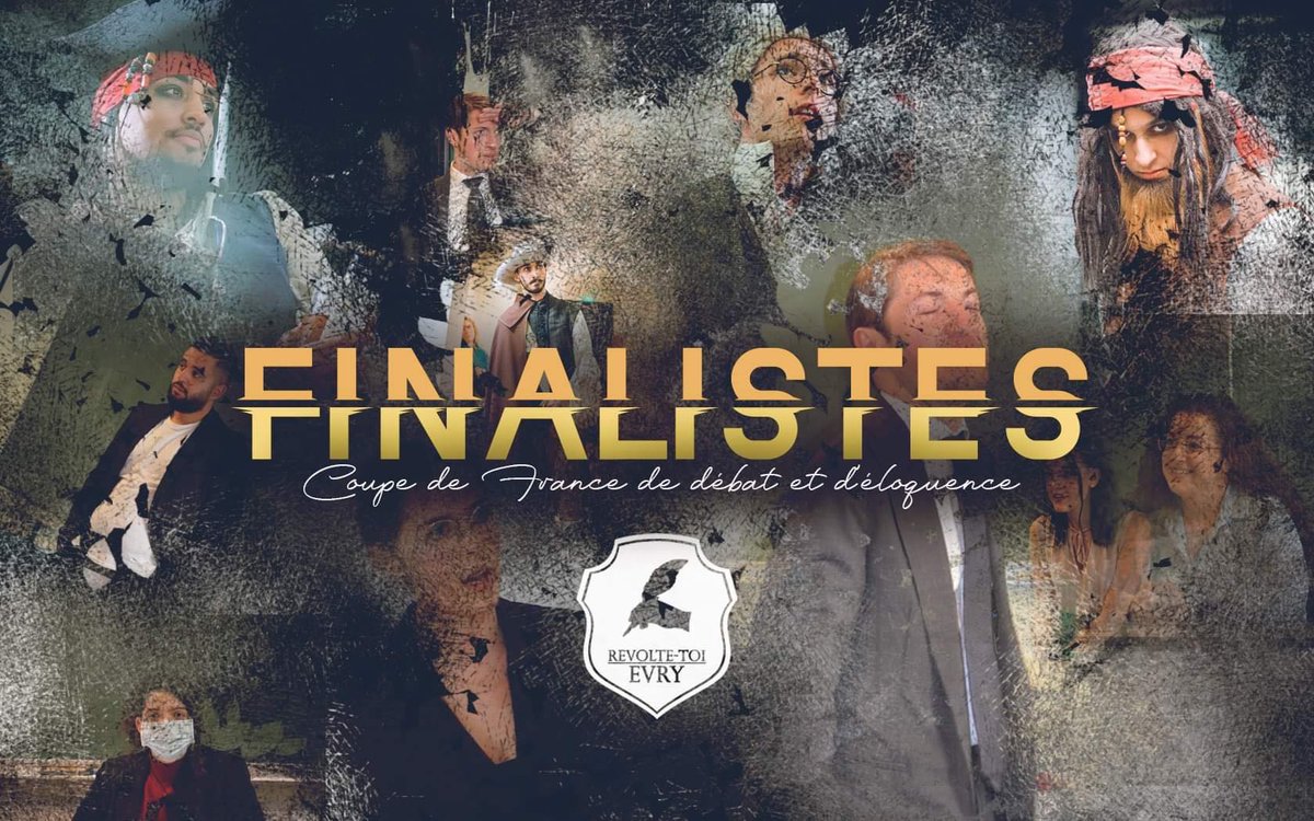 RevolteToiEvry's tweet photo. 🗣 RÉVOLTE-TOI ÉVRY FINALISTES !

C'est avec beaucoup de joie et de fierté que nous vous annonçons que notre équipe d'orateurs est en finale de la Coupe de France @FFDebat 🙏

Nous avons hâte d'en découdre avec @RVTLille, un match qui s'annonce corsé, mais ON JOUE LE TITRE !! https://t.co/Q4MIOUf8Ot