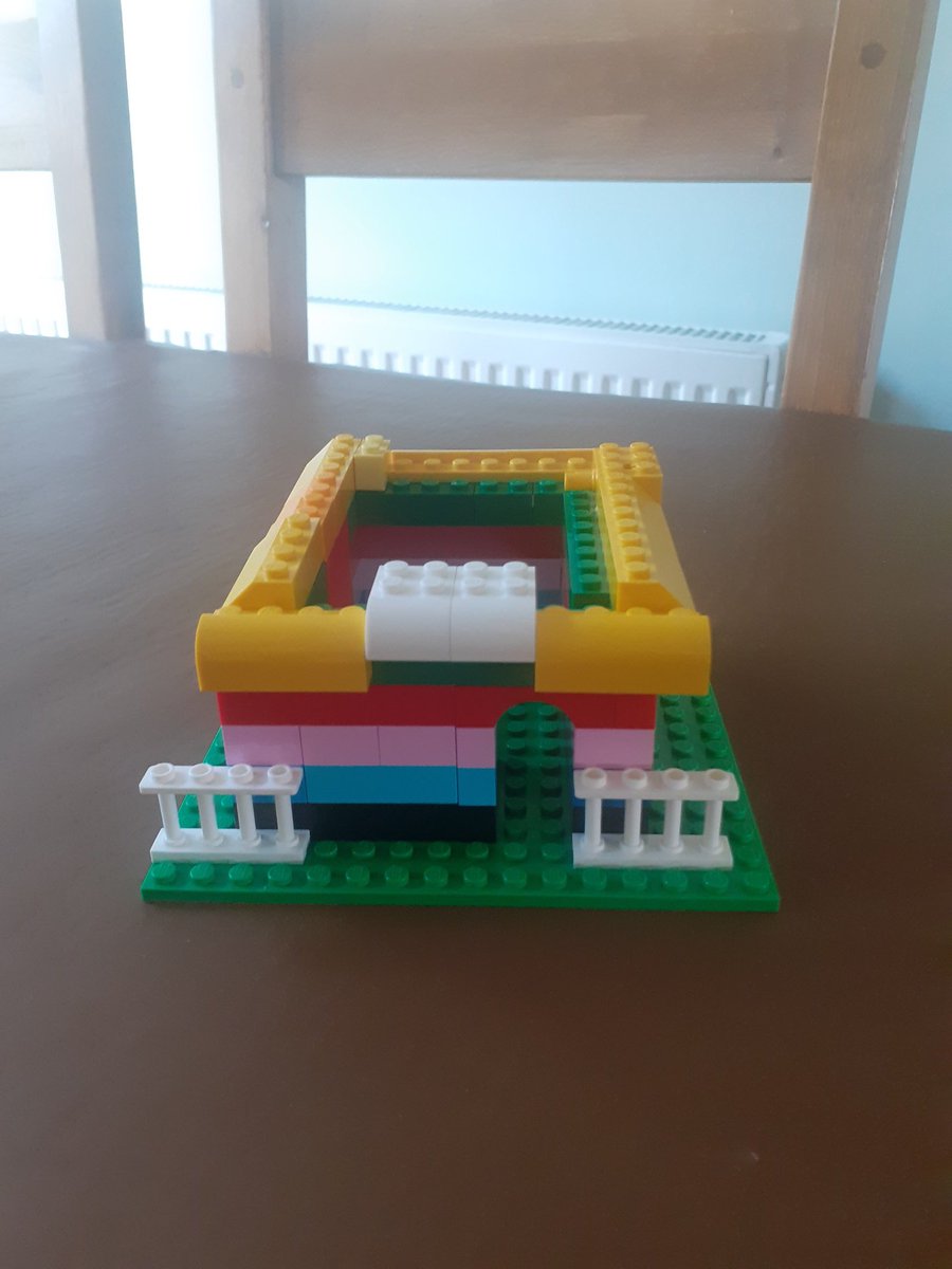 StephanieGrice5's tweet photo. @walmleyjssc @MrsCooney2 lucy made her Roman villa yesterday out of Lego. She enjoyed making it. https://t.co/SbeeQSxv4S