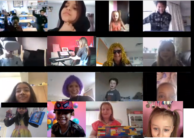 woody_year4's tweet photo. 4W had great fun at their 'EXPRESS YOURSELF' party. We had gymnasts, musicians and artists sharing their brilliant work. We also had lots of fun dancing together! 💃🕺🎤🎨🎹 https://t.co/OuwhyMSp8W