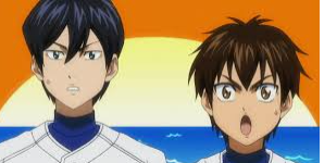 - the fall finals when furusawa had one braincell to name their own players and yakushis players. eijun telling furuya to stop butting in but then they debate on who's what. also the beginning of mochi accepting his cheetahness lol +