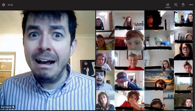 ThorngrovePrep's tweet image. Another great workshop from @mossmontmomery for Years 5 and 6 today #AuthorWorkshop #BookWorm #readinglist