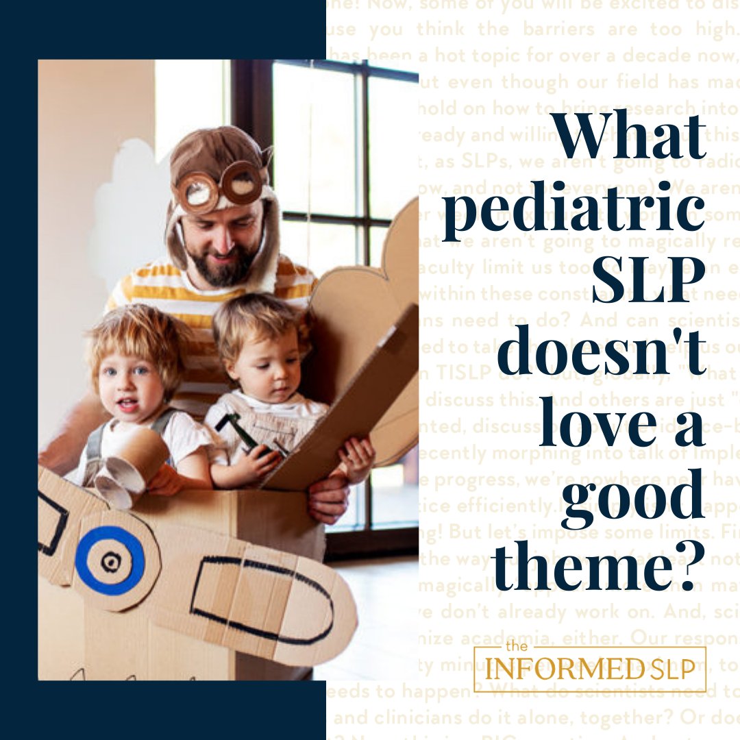 TheInformedSLP's tweet photo. In a recent study, kids given both themed roleplay materials and a play tutor 😍 displayed the higher quality pretend play compared to materials alone or PreK-as-usual.
See how at https://t.co/LlQBHSVGpD
Kalkusch et al. 2020
https://t.co/5DdpfQFIT2
#SLPeeps #SLT #eiSLP #preKSLP https://t.co/GHyxtd6Y10