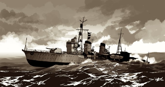 「軍艦 第二次世界大戦」のTwitter画像/イラスト(古い順)
