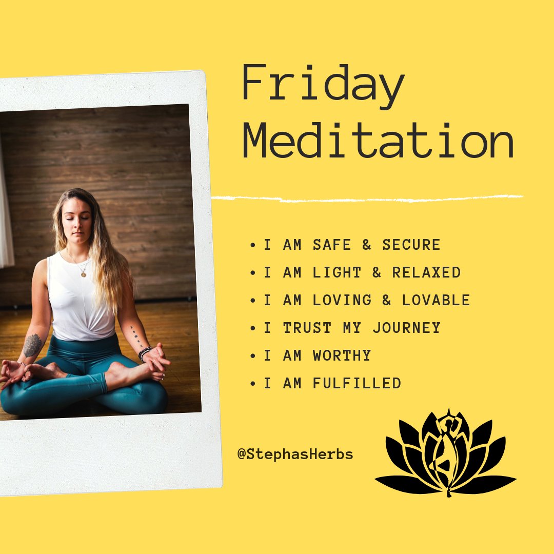 StephasHerbs's tweet photo. Your calm mind is the ultimate weapon against all your challenges. #meditate #FridayMotivation https://t.co/OxnssZ9AtP