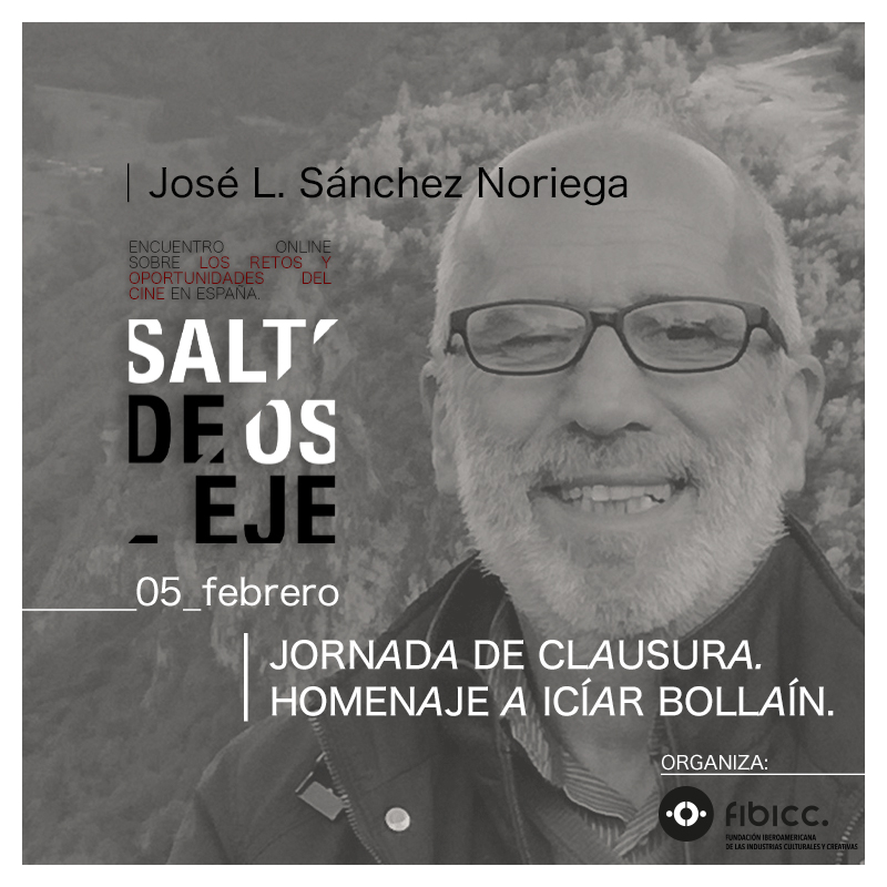 EjeDeSaltos's tweet photo. ▪️ José Luis Sánchez Noriega es uno de los escritores de referencia de la literatura cinematográfica en castellano y autor del libro 'Icíar Bollaín', recién publicado en @Catedra_Ed y del cual #sortearemos 5 ejemplares entre los asistentes. Un lujo. https://t.co/5GGO8LDaam