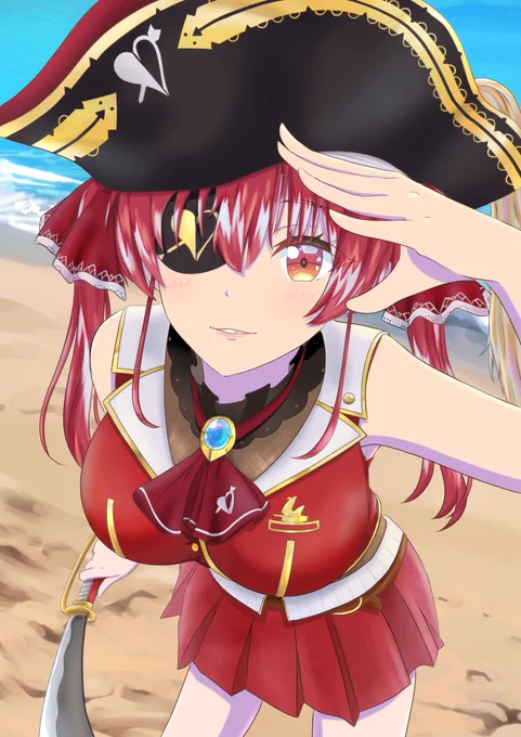 マリン船長描きました?‍☠️

#マリンのお宝 