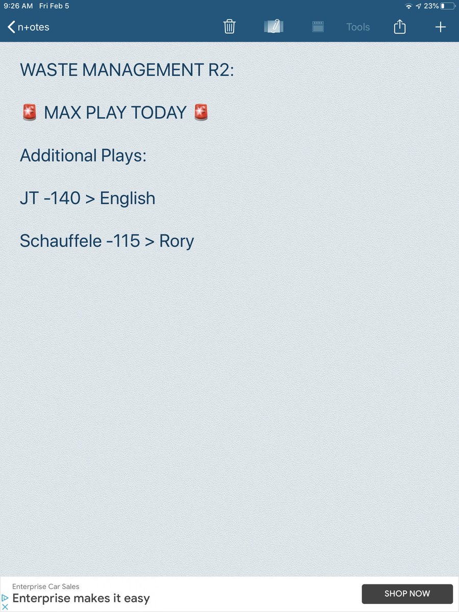 teasernation's tweet photo. R2 Matchups:
Here are my R2 matchups ๐ฅ๐ฅ
MAX PLAY BANGER ALERT DM for more info ๐จ๐จ
Need a huge bounce back day and Iโm feeling confident about these matchups ๐ฐ๐ฐ
#pgabets #WasteManagementPhoenixOpen #stadiumcourse https://t.co/Jhv1z00OAg