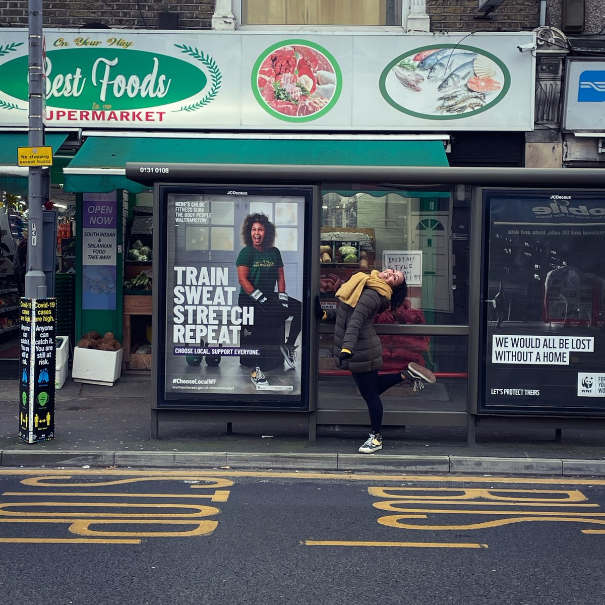 Chloe Redmond of the The Body People stars in OOH campaign