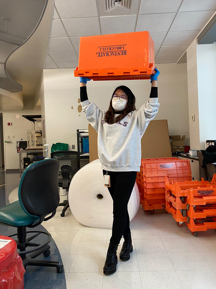 ALSTDI's tweet photo. Our science team has started to pack up the Cambridge lab!🧑🔬📦🔬We are so motivated to get to our new custom lab space in Watertown where we can work even more efficiently to end ALS! #Moving #EndALS #ALSResearch
.
Read more about our upcoming move here: https://t.co/yWoqBvYetH https://t.co/GuFj6GQnuS