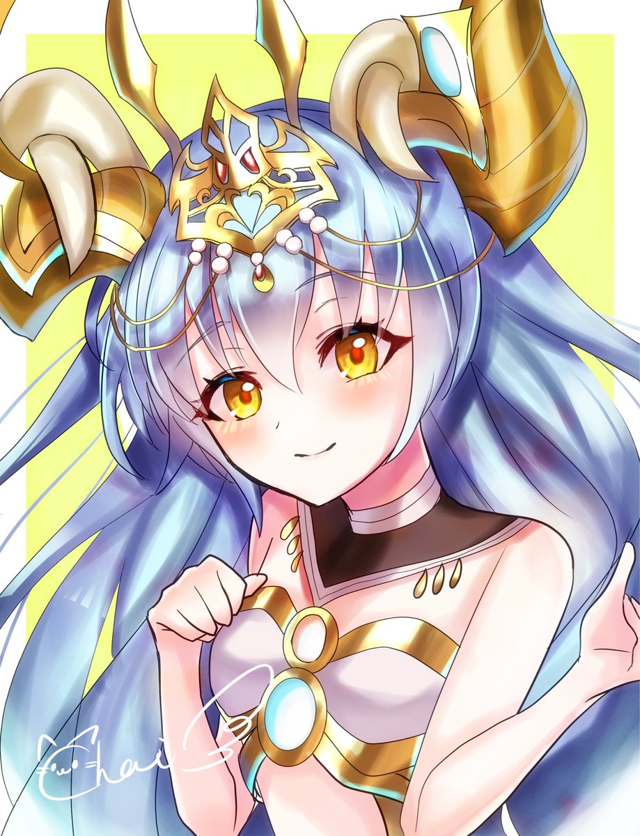 96cat_chai's tweet photo. 一途仲間の方に贈ったアーリアちゃん🐉
(ポニテじゃないのは私のリサーチ不足ですごめんなさい💦)
#chaillust https://t.co/zThttS0sbV