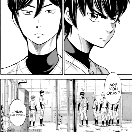 - the furuya injury v2. im going to scream. the silence. the concern, and even then, the drive to keep going was alivei n bothj of them. the motivation. how do you even begin to explain this moment when it feels so? intimate, like only they would understand its weight. +