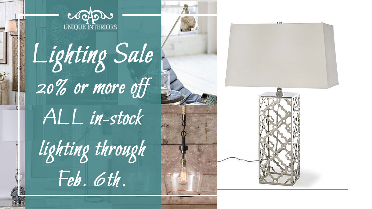 AntoinetteUI's tweet photo. Two more days! Our semi-annual #LampSale runs through Saturday, Feb. 6th - Take 20%-50% OFF all in-stock #lighting. 

Browse our curated collection of table lamps, floor lamps, pendants, and wall sconces - We're open in #CocoaBeach through Saturday, 10:00 AM - 5:00 PM. https://t.co/MqRLCWkAKO